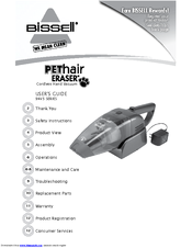 bissell pet stain eraser owners manual