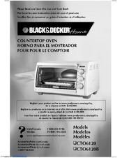 Black Decker Cto6120b Manuals