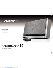 Bose sounddock 10 user manual