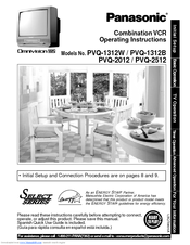 panasonic pvq 2512 operating instructions manual pdf download
