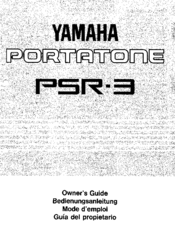 Yamaha psr 170 manual
