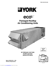 York YPAL060 Manuals