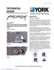 York PREDATOR MagnaDRY DR090 Manuals