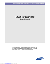 Samsung Syncmaster B2330 Monitor Driver