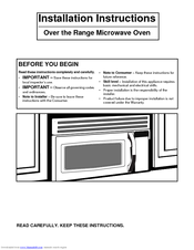Samsung Smh1711s Installation Instructions Manual Pdf