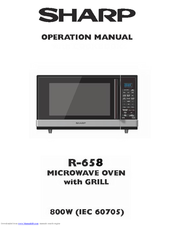 Sharp Carousel 2 R 9h83 Manuals Sharp Carousel 2 R 9h83 Operation Manual 34 Pages 800w Microwave Oven With Grill