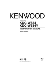 Kenwood Kdc W534Y Инструкция