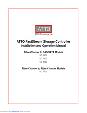 DRIVERS ATTO FASTSTREAM SC 5500 ATTO FASTSTREAM SC 5500 DRIVER
