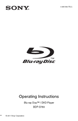 Sony BDP-S780 Manuals