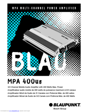 Инструкция Blaupunkt Mpa 5.