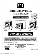 Breckwell Tradition P23FSA Manuals