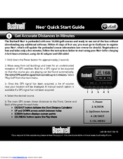 Bushnell Neo+ Manuals