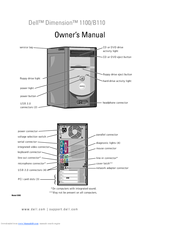 Dell dimension b110 specs