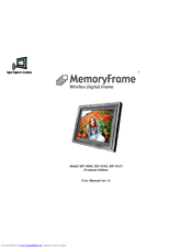 Digital Spectrum Memory Frame Mf-801 Manual