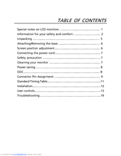 Acer A221HQV Manuals