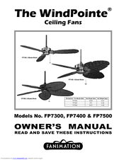 Fanimation Windpointe Fp7510 Manuals
