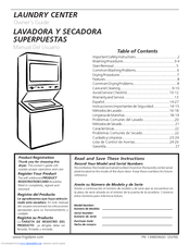 Frigidaire FFLG2022MW Manuals