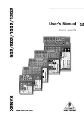 Behringer Xenyx Manuals