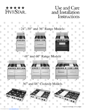 Fivestar 24 Range Use And Care Manual Pdf Download