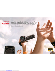 Canon Vixia Hg20 Manual