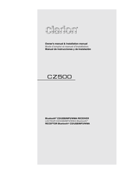 Clarion CZ500 Manuals