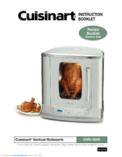 Cuisinart Cvr 1000 Instruction Booklet Pdf Download