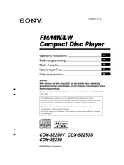 Sony Cdx S2000 Wiring Diagram - Complete Wiring Schemas