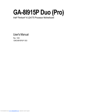 Gigabyte GA-8I915P Duo Pro-A Windows 8 Drivers Download (2019) Gigabyte GA-8I915P Duo Pro-A Driver UPDATE