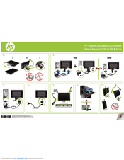 Hp W2408h - 24" LCD Monitor Manuals