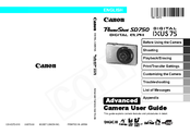 canon powershot sd750 advanced manual