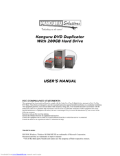 KANGURU DVD DUPLICATOR MANUAL PDF