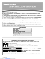 Kitchenaid Architect Series Ii Kudk03ctss User Manual Pdf