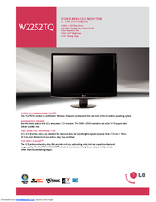 Lg W2252TQ Manuals