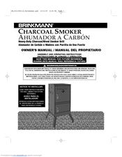 Brinkmann CHARCOAL SMOKER Manuals