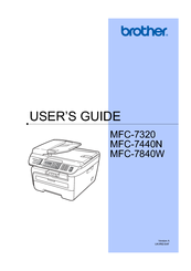 BROTHER MFC 7320 MANUAL PDF