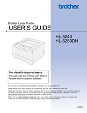 Brother Hl 5240 User Manual Pdf