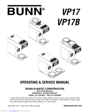 Bunn VP17-3 Manuals