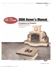 Cal Flame Fireplaces Firepits 2006 Manuals