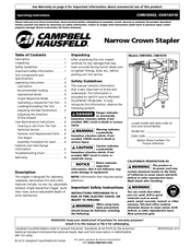 campbell hausfeld chn10310 operating instructions manual pdf download