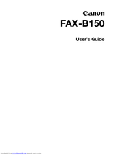 DOWNLOAD DRIVER: CANON FAX-B150 CANON FAX-B150 DRIVER
