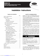 Carrier 50HJ005 Manuals