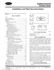 Carrier Comfort Zone Zonekit4zcar Manuals