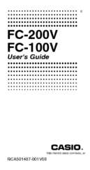 casio fc 100v manual Fc 200v manual.