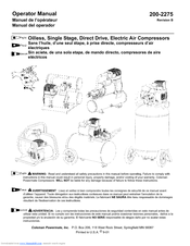 Coleman Air Compressors Manuals