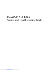 thinkpad x61 tablet manual Lenovo thinkpad x61 tablet pc user review.