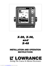 Lowrance X-48 Manuals