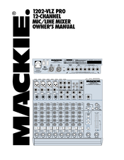 MACKIE 1202 VLZ PRO MANUAL PDF