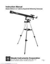 Meade Polaris 60EQ-D Manuals