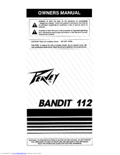 Peavey Bandit 112 User Manual