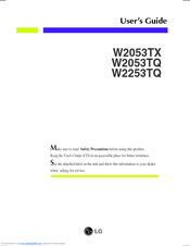 lg flatron w2053tq manual Download free pdf for lg w2053tq monitor manual.